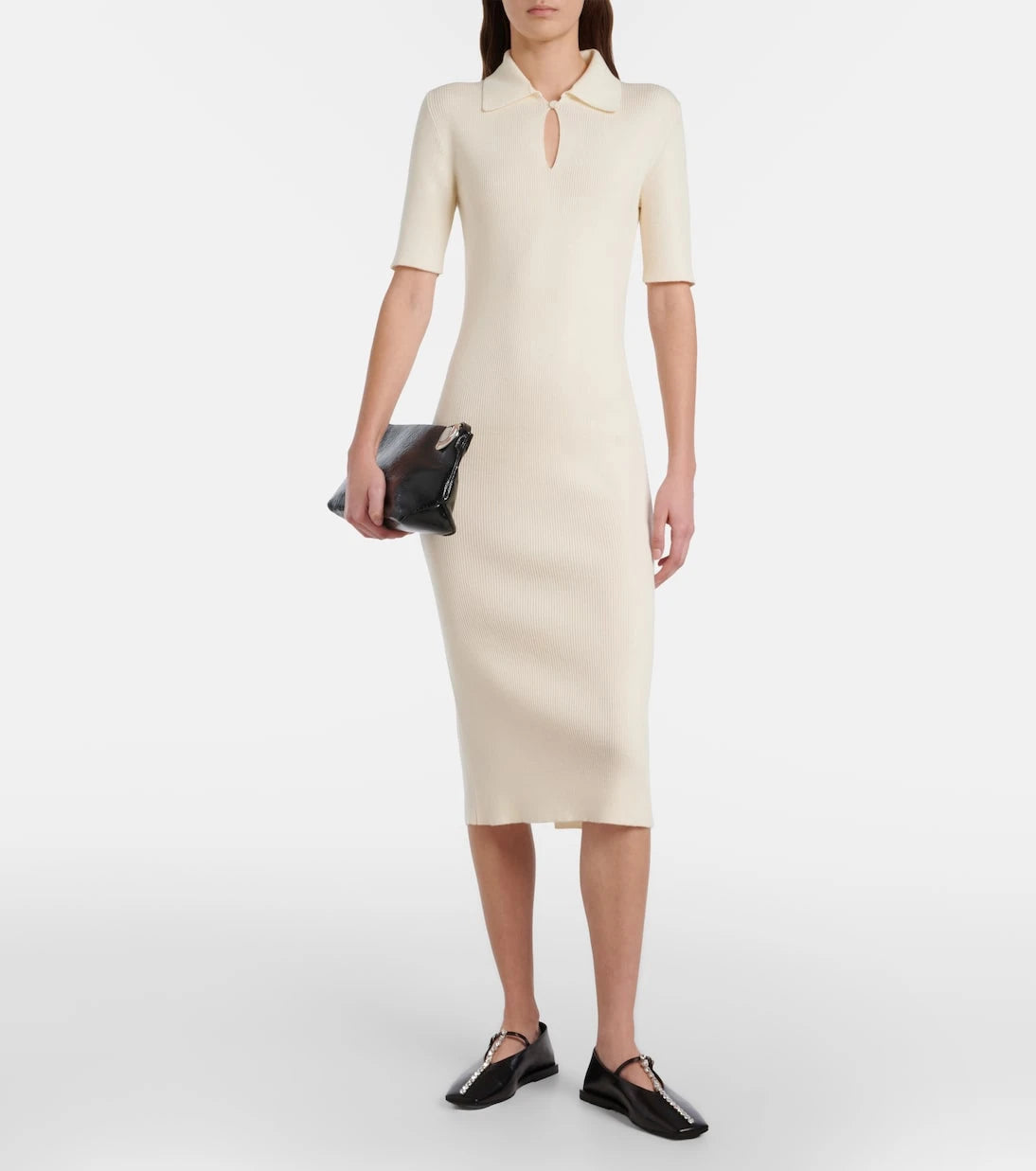 Jil Sander - Knitted wool midi dress