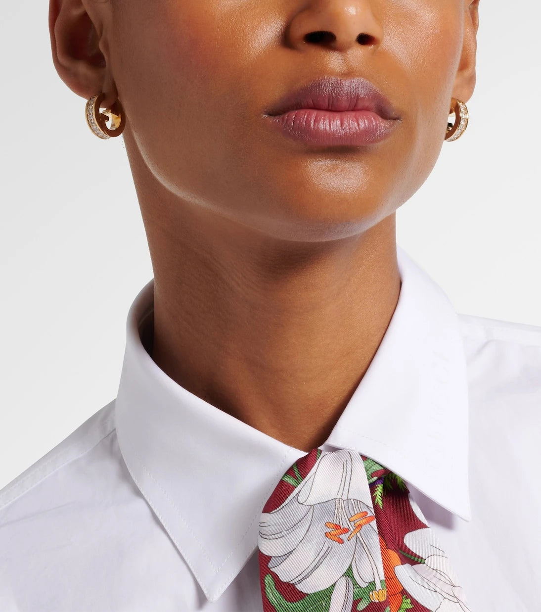 Gucci - Gucci Blondie Mini embellished earrings