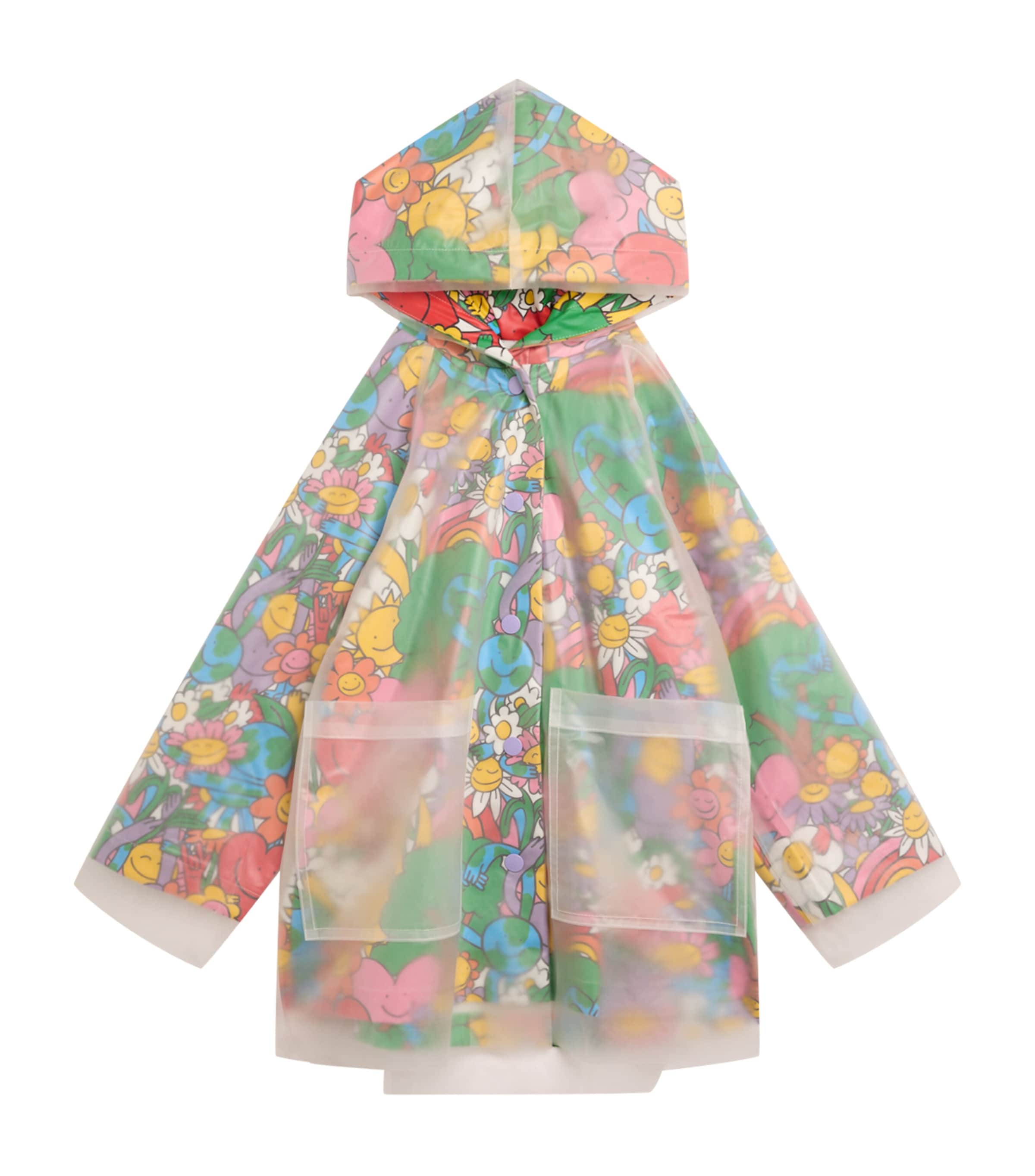 Stella McCartney Kids Earth Friend Print Raincoat (3-14+ Years)