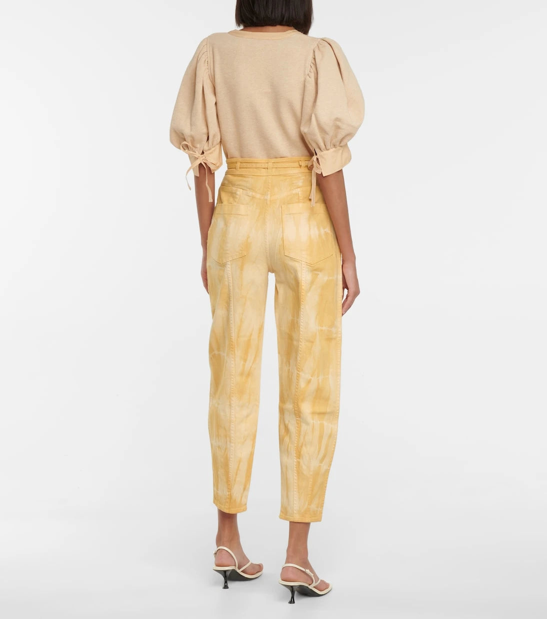 Ulla Johnson - Apollo tapered-fit tie-dye jeans