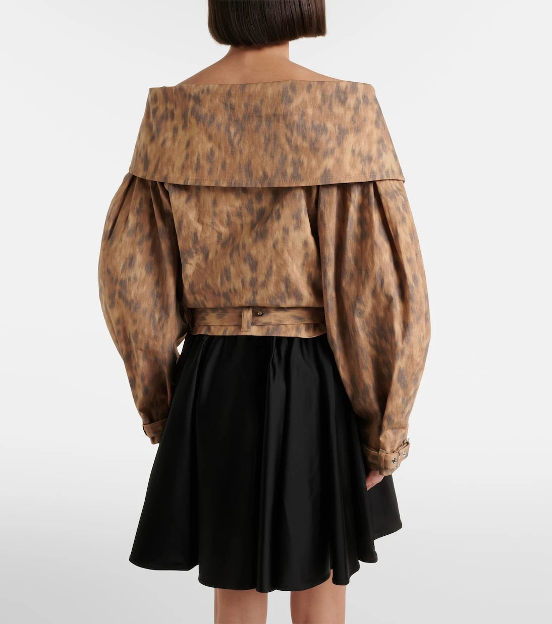 Ganni - Printed cotton-blend jacket
