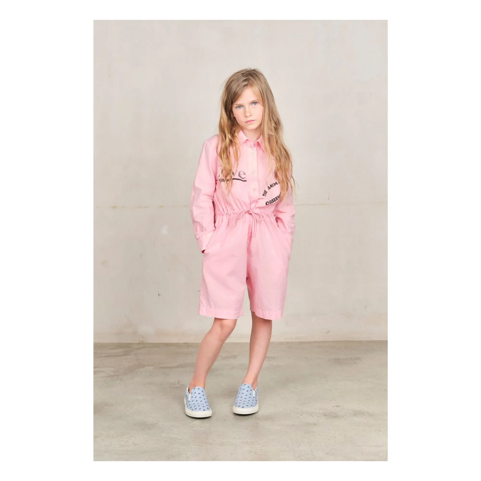 The Animals Observatory - Squirrel Playsuit | Pink