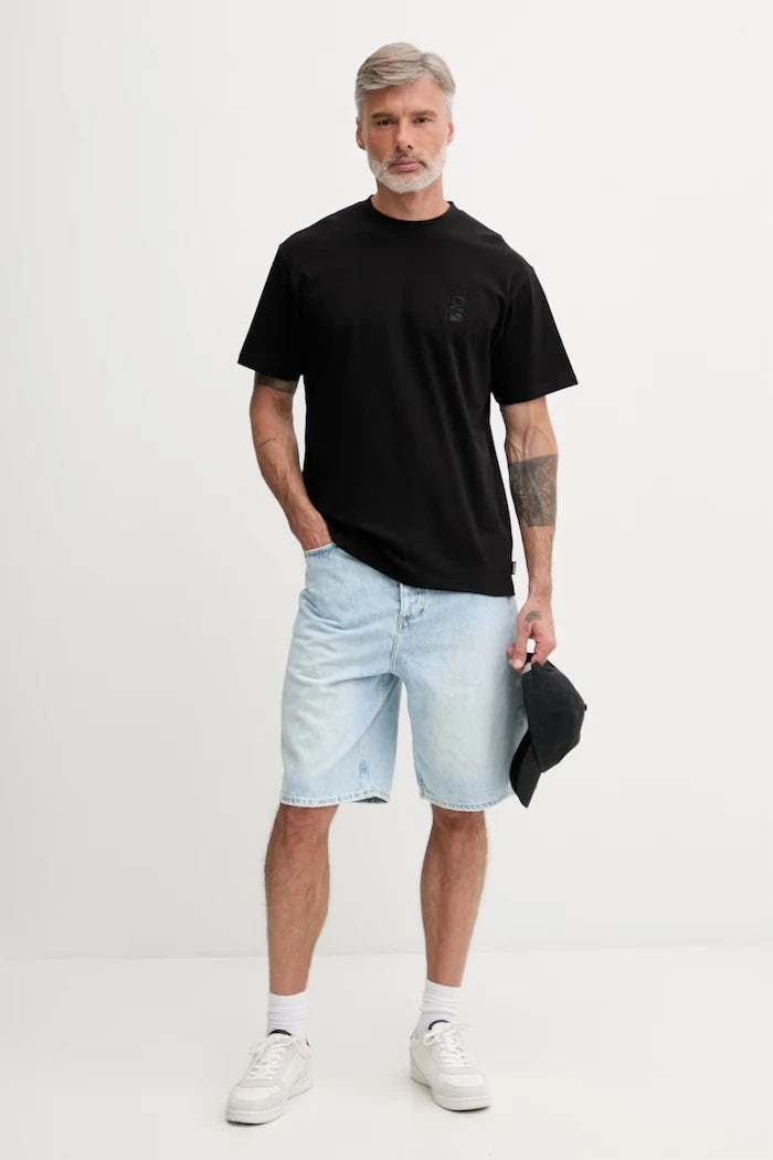 Rip Curl тениска мъжка памучна SEARCH EMBROIDERY