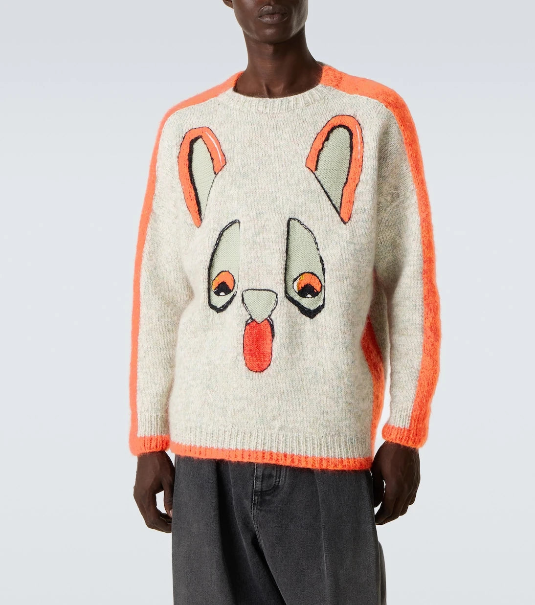 Loewe - x Louis Wain intarsia wool-blend sweater