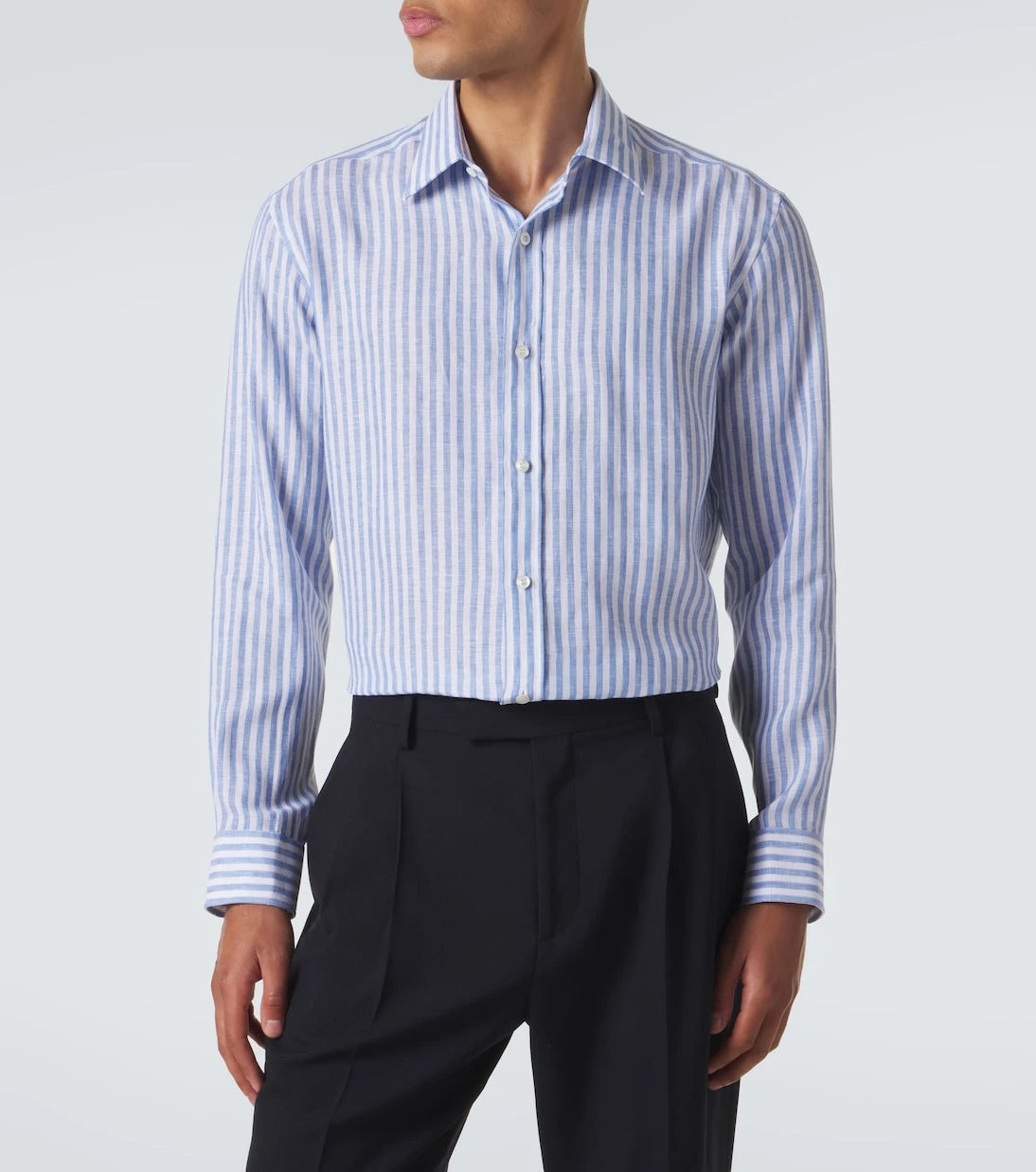 Charvet - Striped linen shirt
