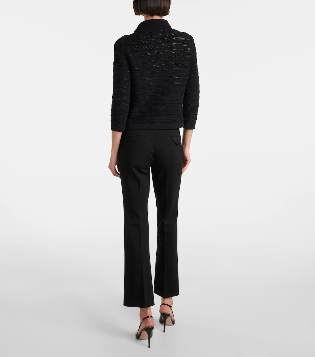 Dorothee Schumacher - Precise Pointelle cotton-blend cardigan