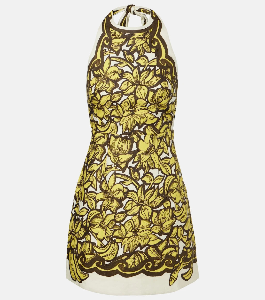 Alémais - Mona floral hemp minidress