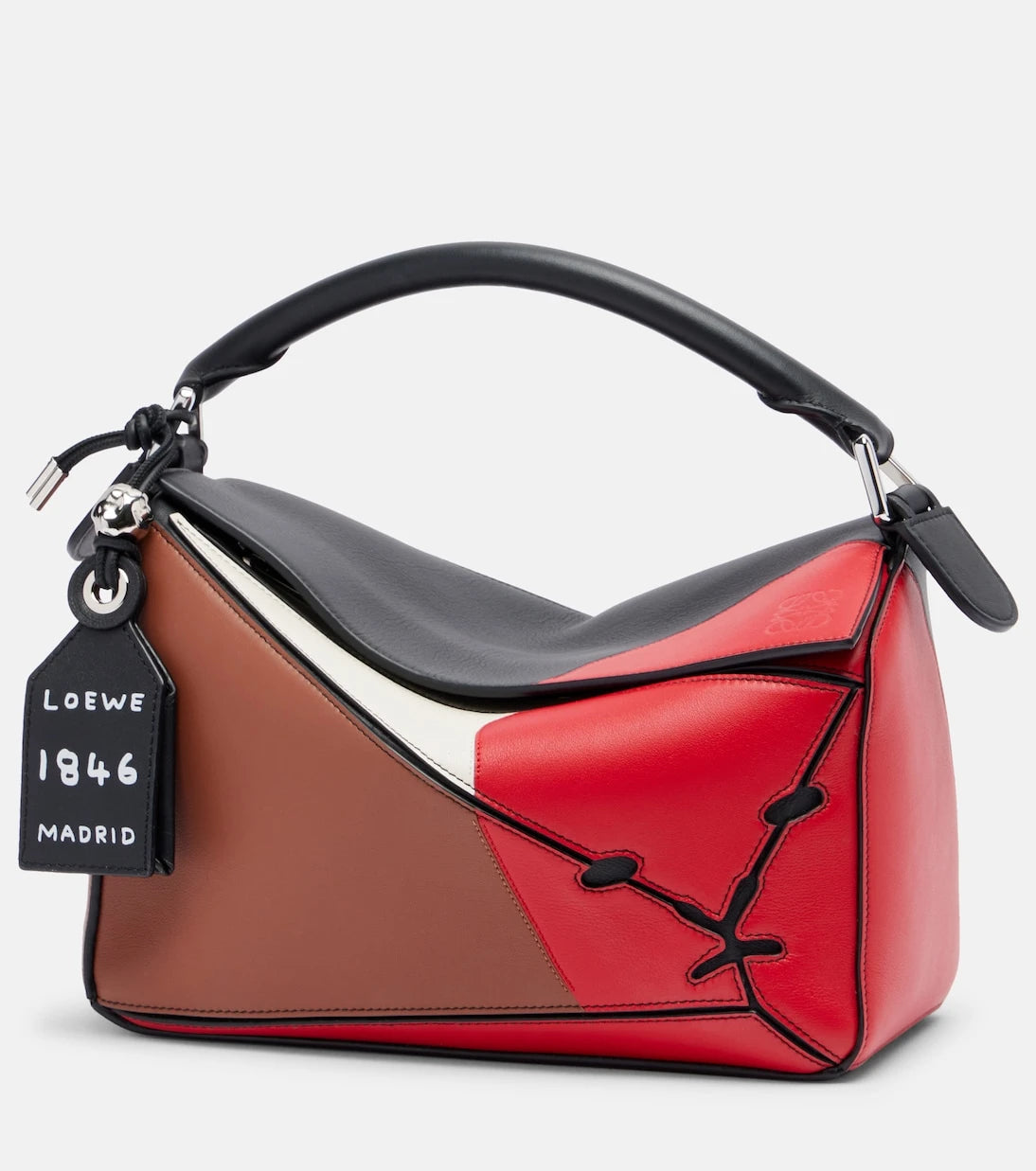 Loewe - Puzzle Lion Intarsio Small shoulder bag
