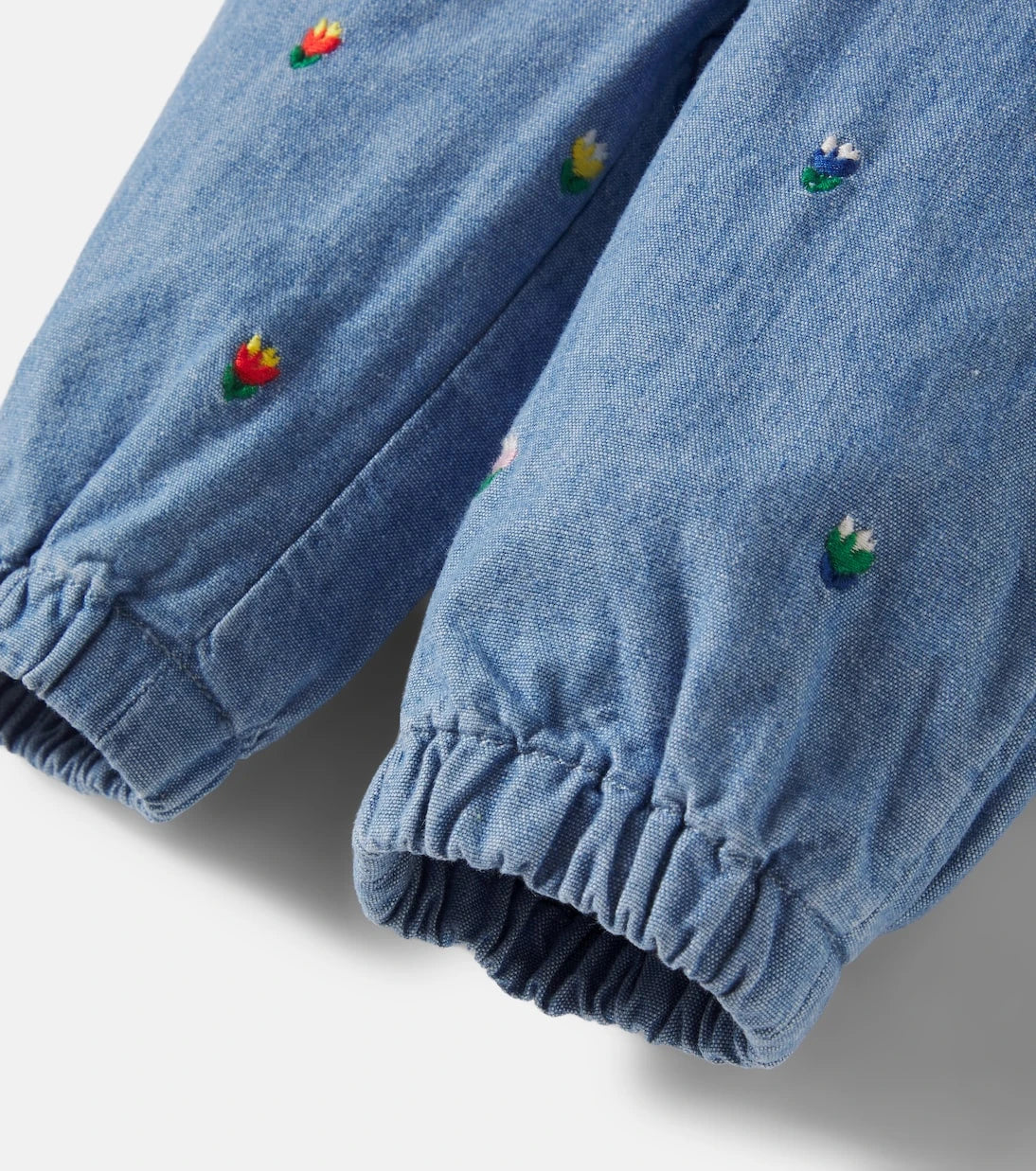 Stella McCartney Kids - Baby embroidered chambray pants