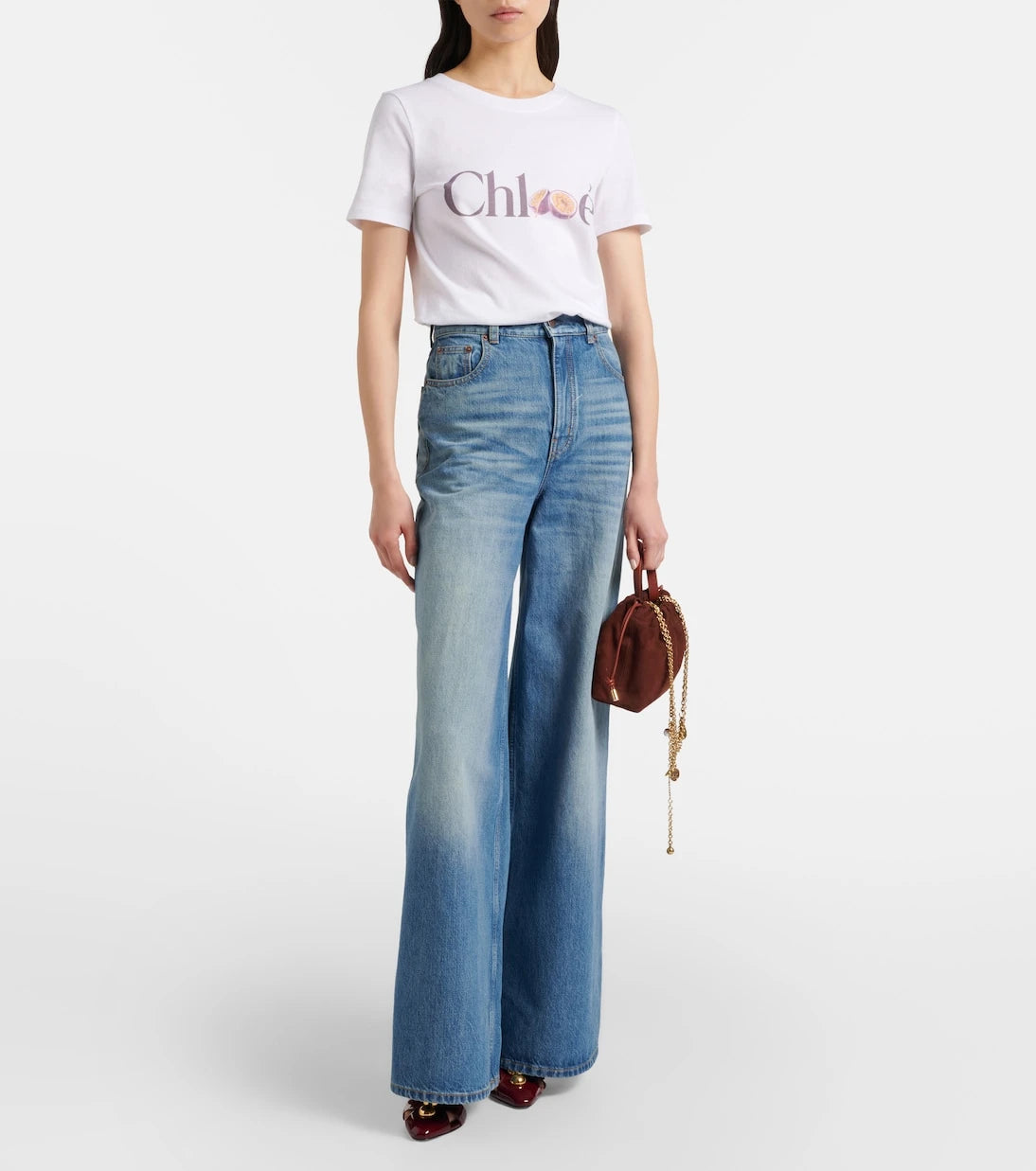 Chloé - Chloé Icons Small suede bucket bag