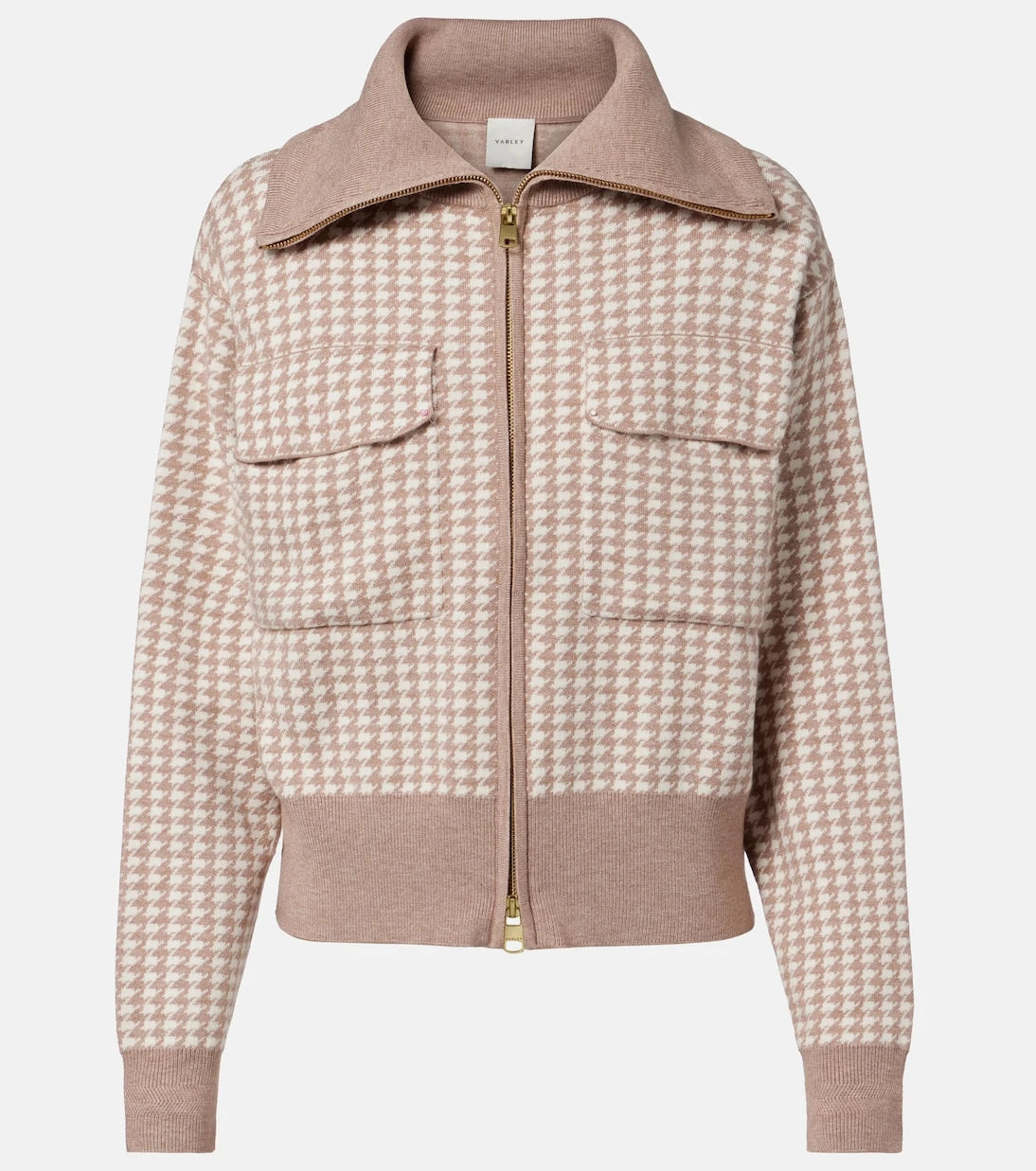 Varley - Ablett houndstooth jacquard jacket