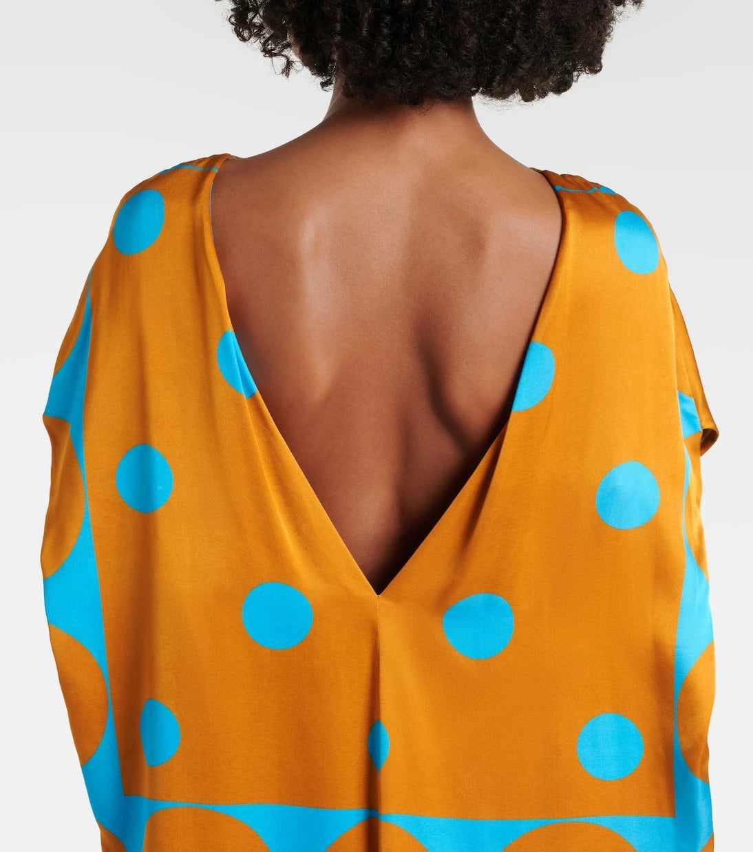 Dries Van Noten - Printed satin maxi dress