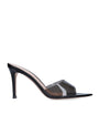 Gianvito Rossi Black Elle Mules 85