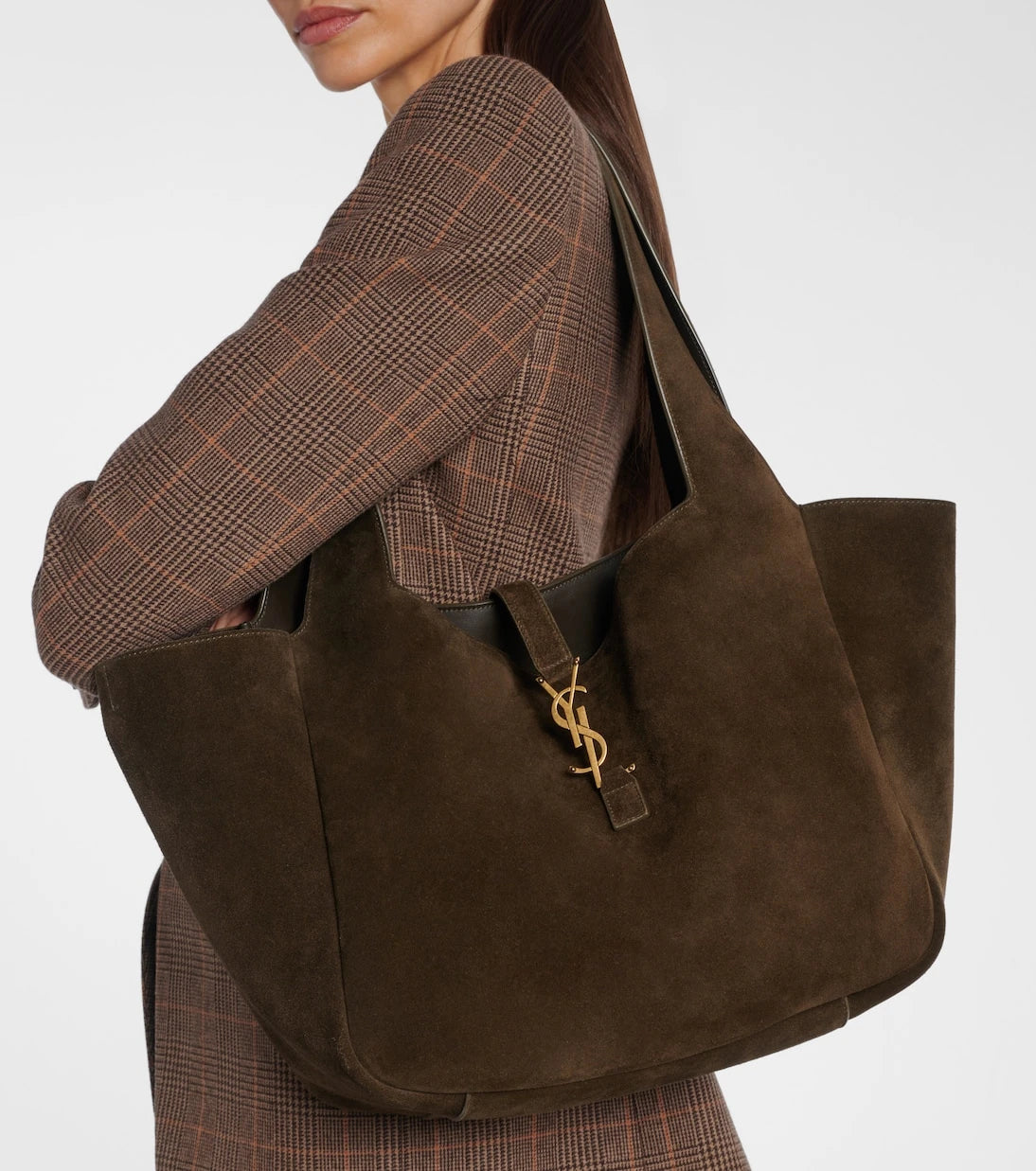 Saint Laurent - Le 5 À 7 Bea süet bez çanta