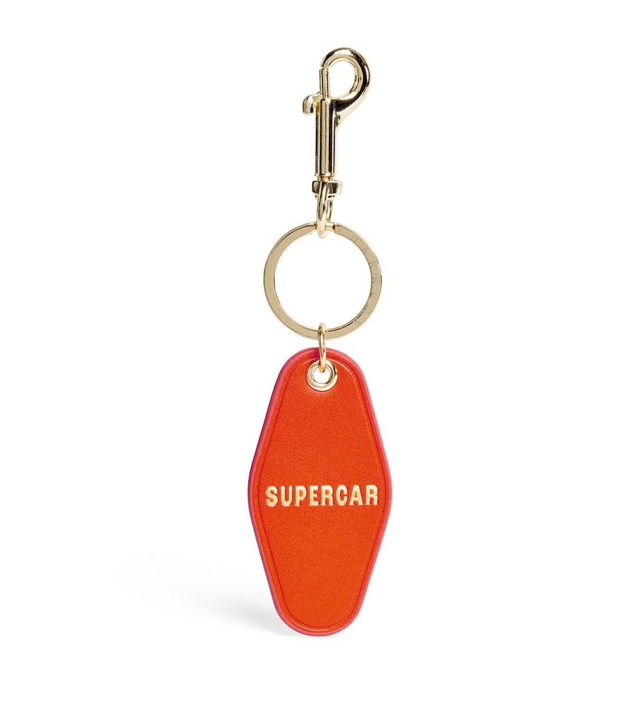 Leather Supercar Keyring