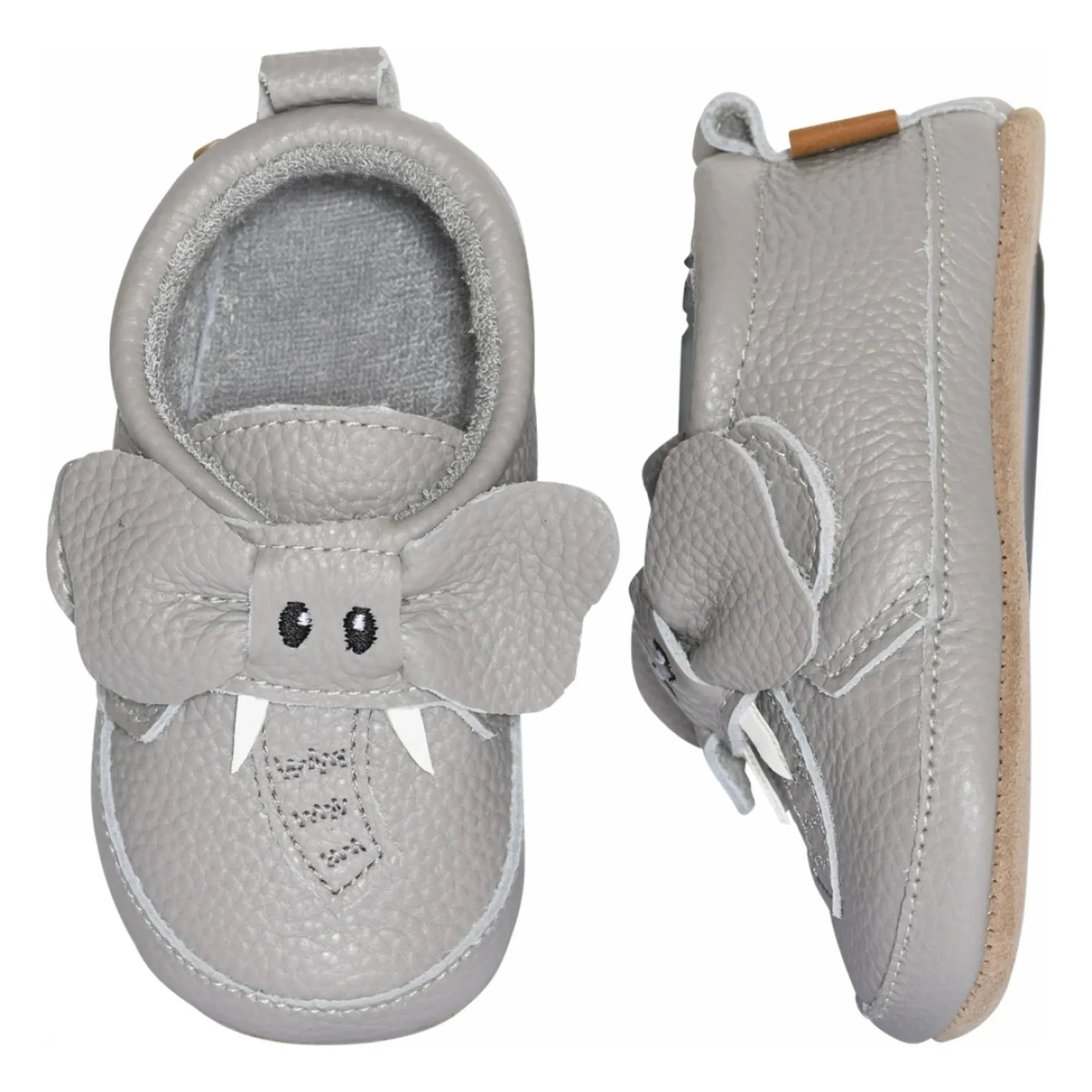 Melton - Elephants Leather Slippers | Blue