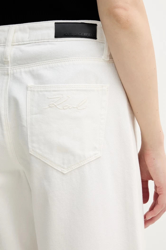 Karl Lagerfeld wide leg kadın jean