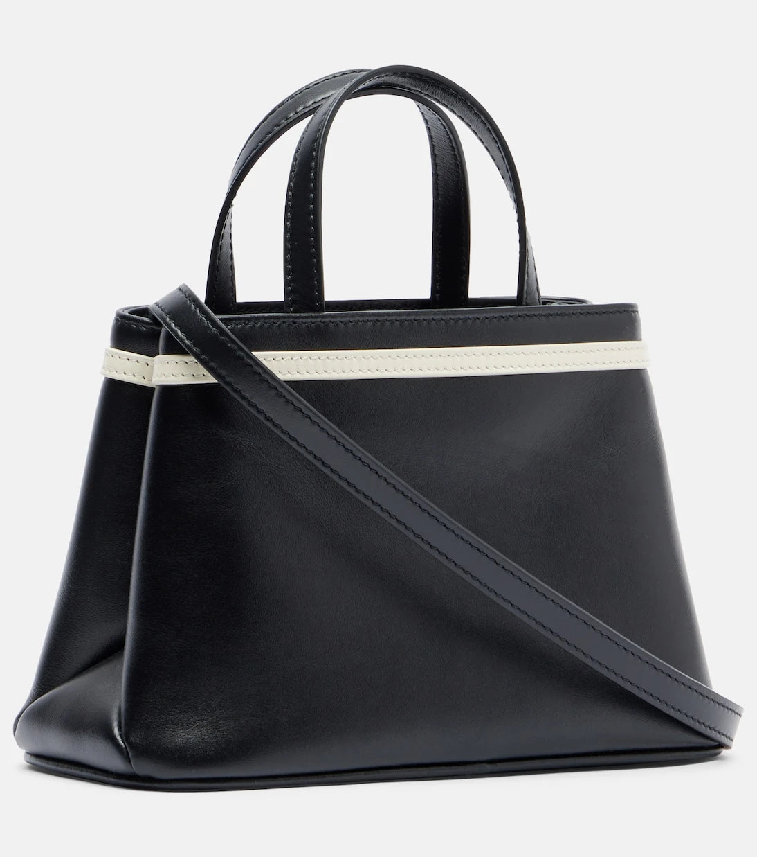 Ferragamo - Bow Mini leather top-handle bag