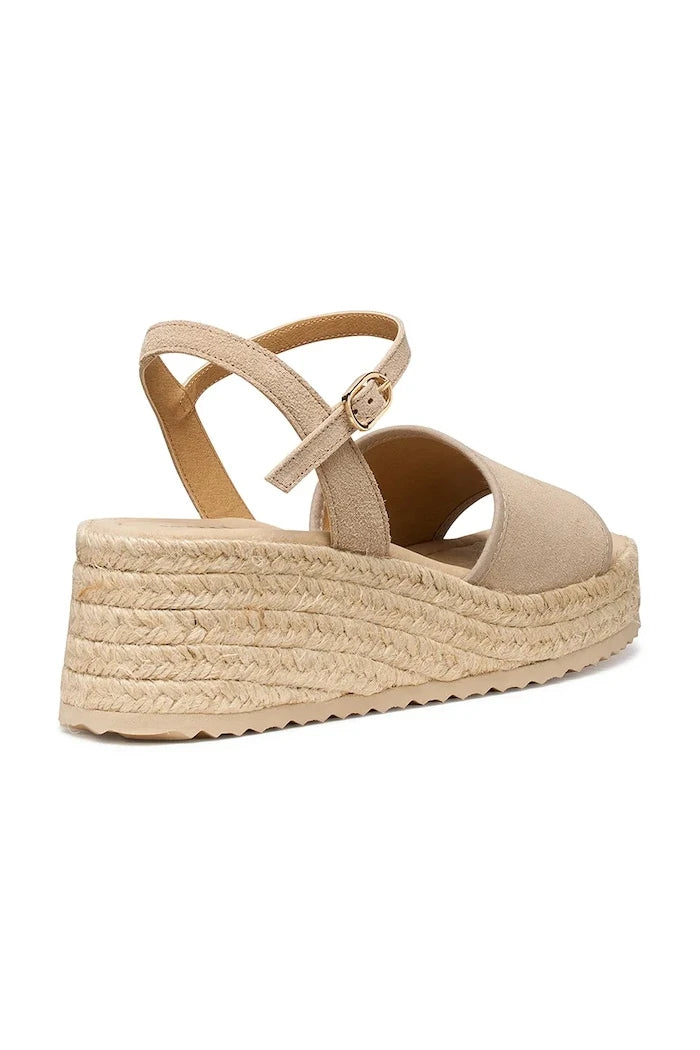 Geox skosik tabanlı kadın deri espadril D ALEMERIA