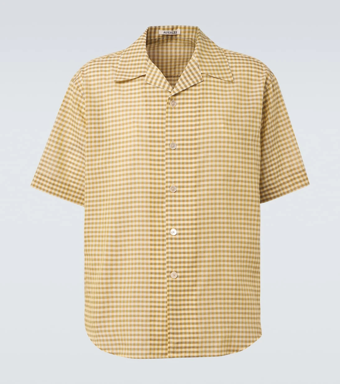 Auralee - Gingham cotton shirt