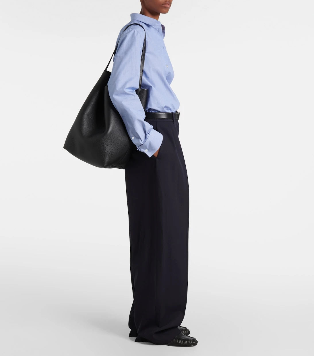The Row - Park Large N/S leather tote bag