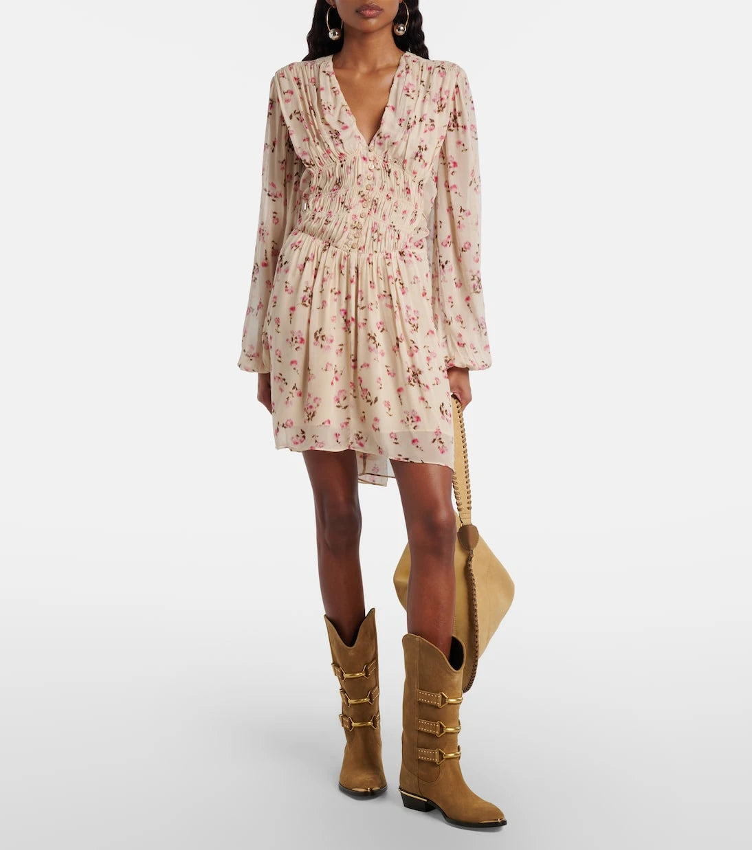 Marant Etoile - Loriena floral muslin minidress