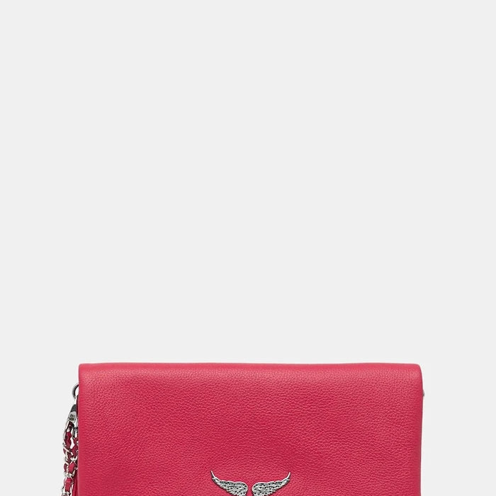 Zadig&Voltaire чанта дамска от кожа ROCK GRAINED LEATHER