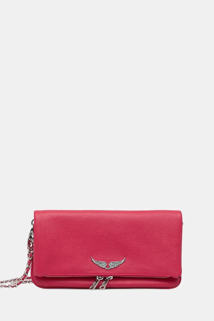 Zadig&Voltaire чанта дамска от кожа ROCK GRAINED LEATHER