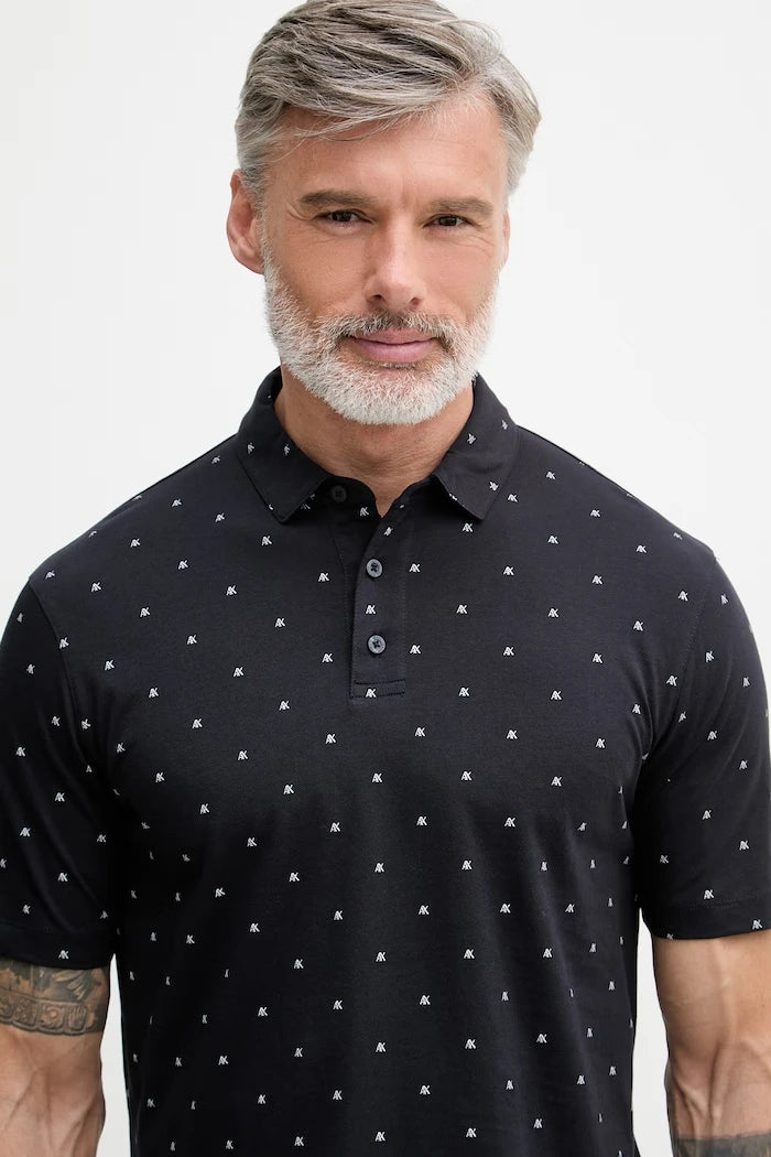 Armani Exchange тениска с яка мъжка от памук