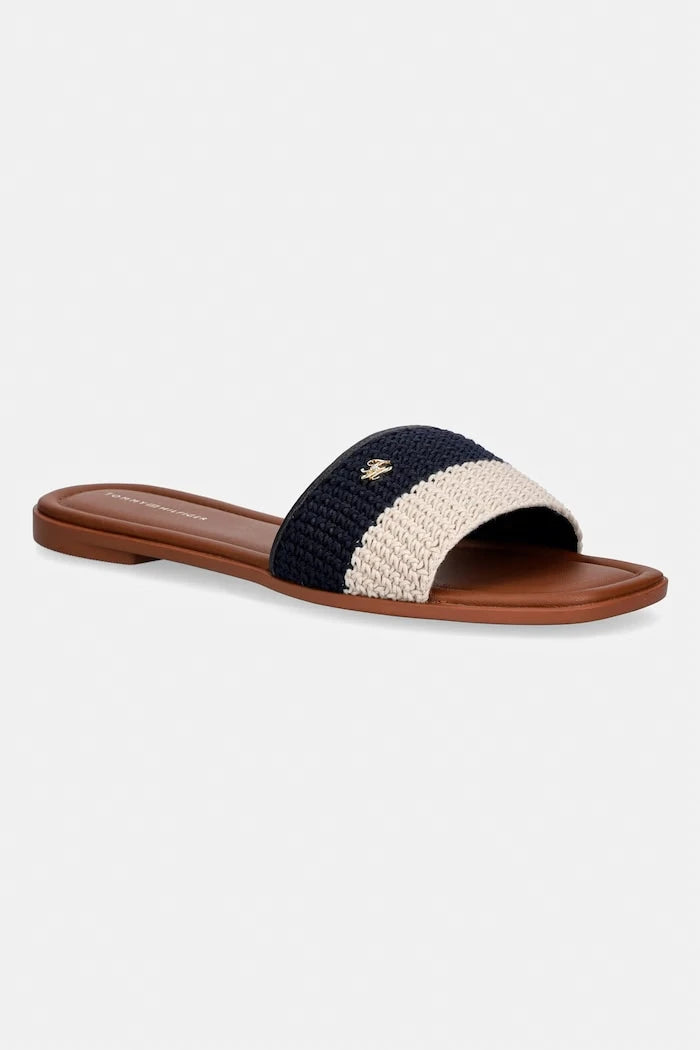 Tommy Hilfiger Kadın Terlik TH FLAT MULE CROCHET