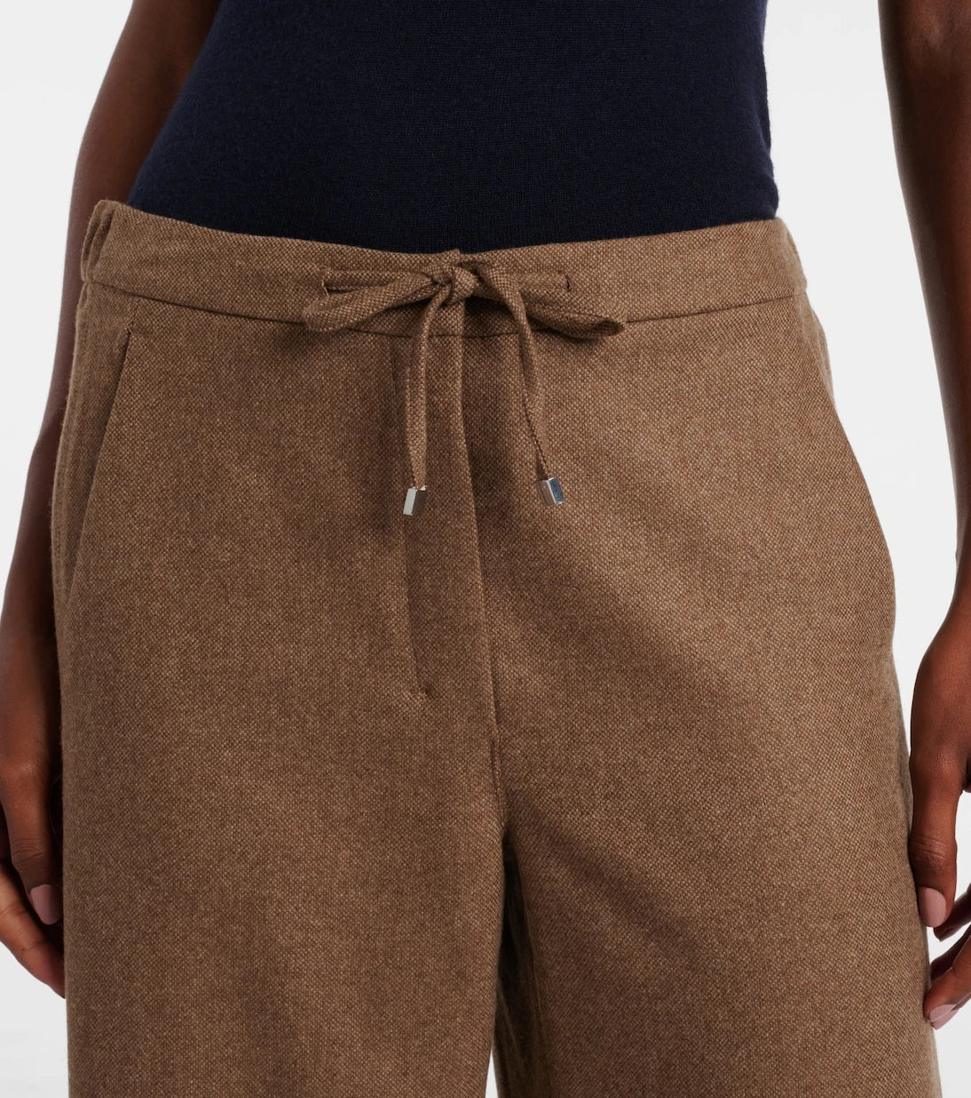 'S Max Mara - Livio wool and cashmere wide-leg pants