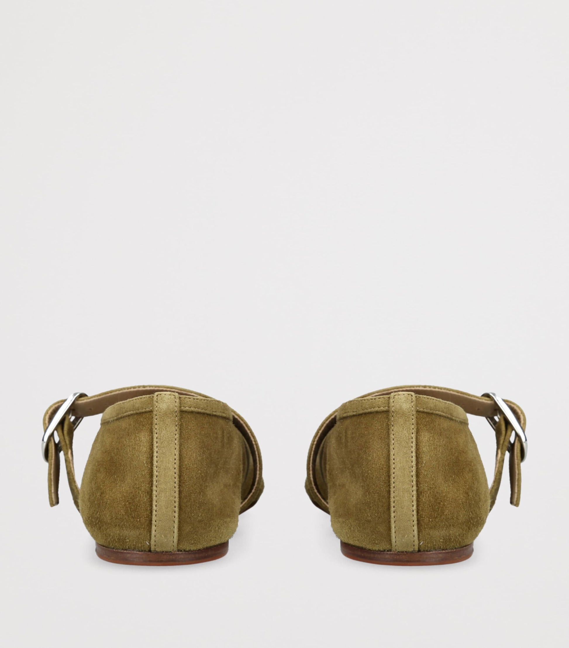 Le Monde Beryl Green Suede Stella Ballet Flats