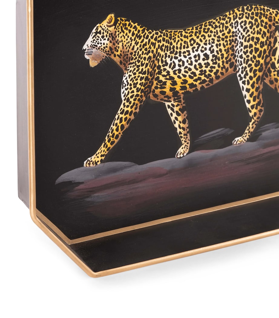 Iron Leopard Tray (43cm x 30cm)