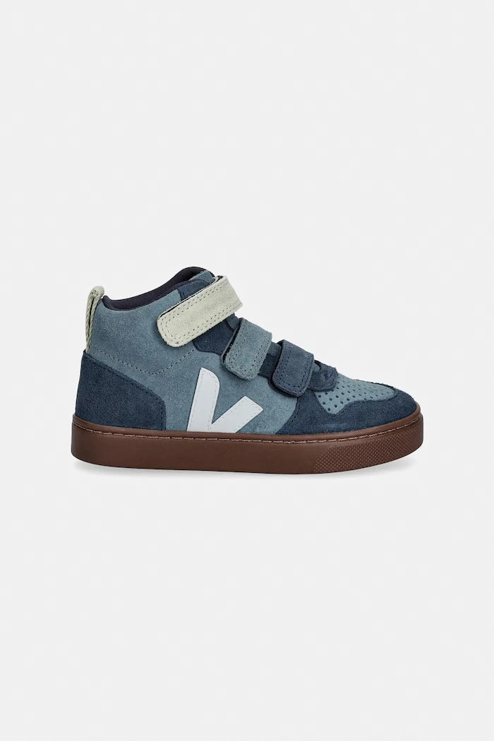 Veja Small V-10 Mid маратонки за деца от велур
