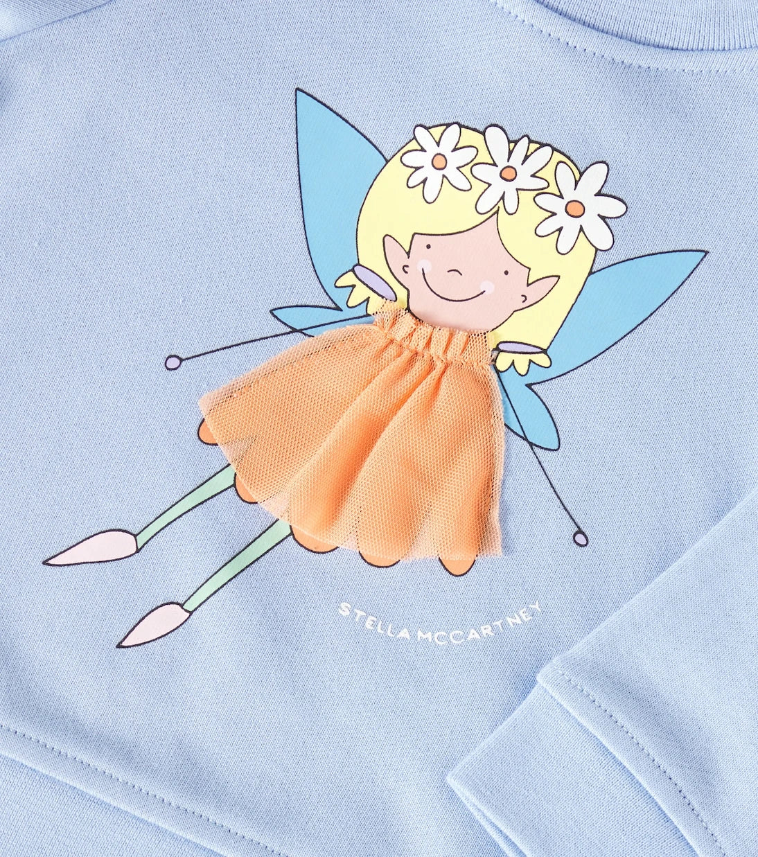 Stella McCartney Kids - سويت شيرت أطفال قطني مطبوع