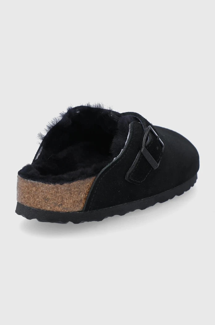 Велурени чехли Birkenstock Boston