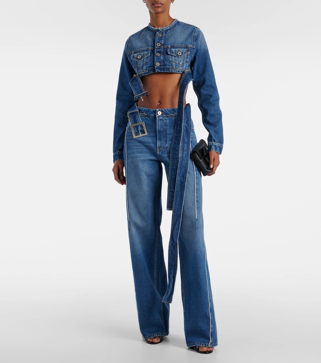 Jean Paul Gaultier - Cropped denim jacket