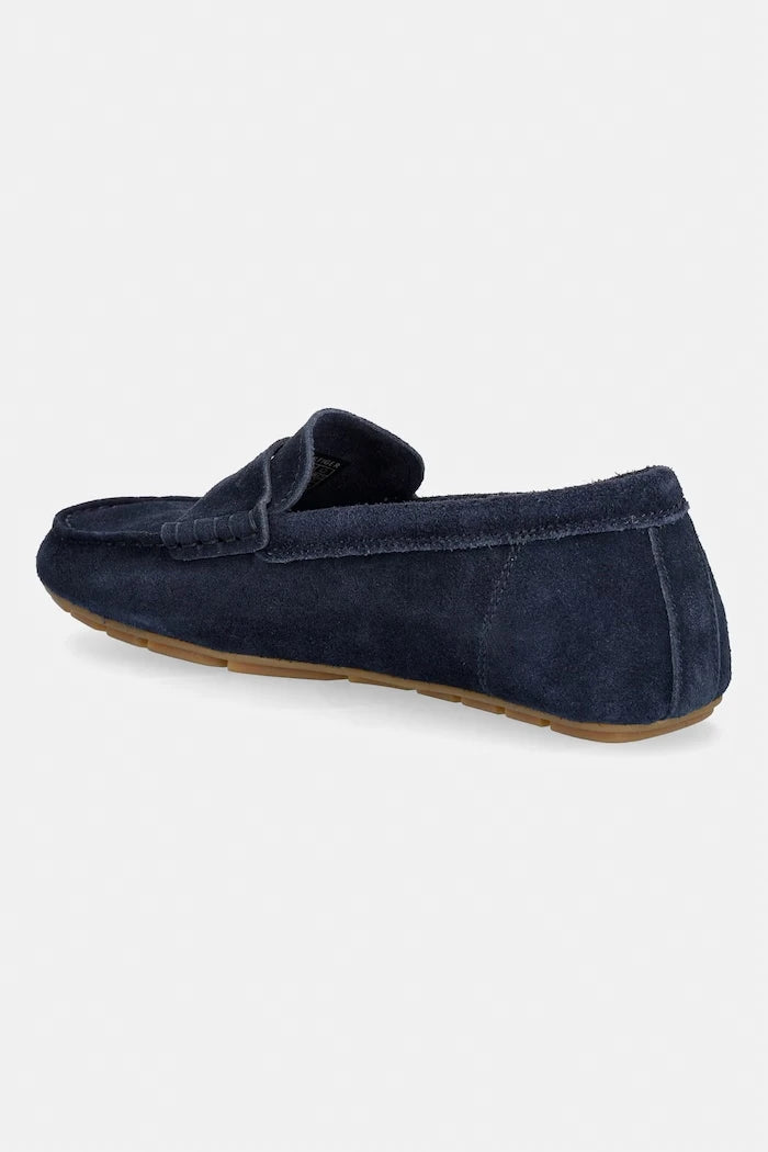 Tommy Hilfiger Kadın Süet Mokasen FLAG SOFT SUEDE DRIVER LOAFER