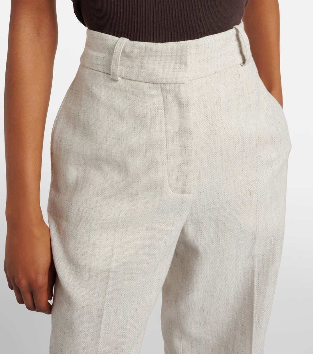 Joseph - Arven linen and cotton straight pants