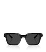 Ferrari Black Acetate Square Polarised Sunglasses