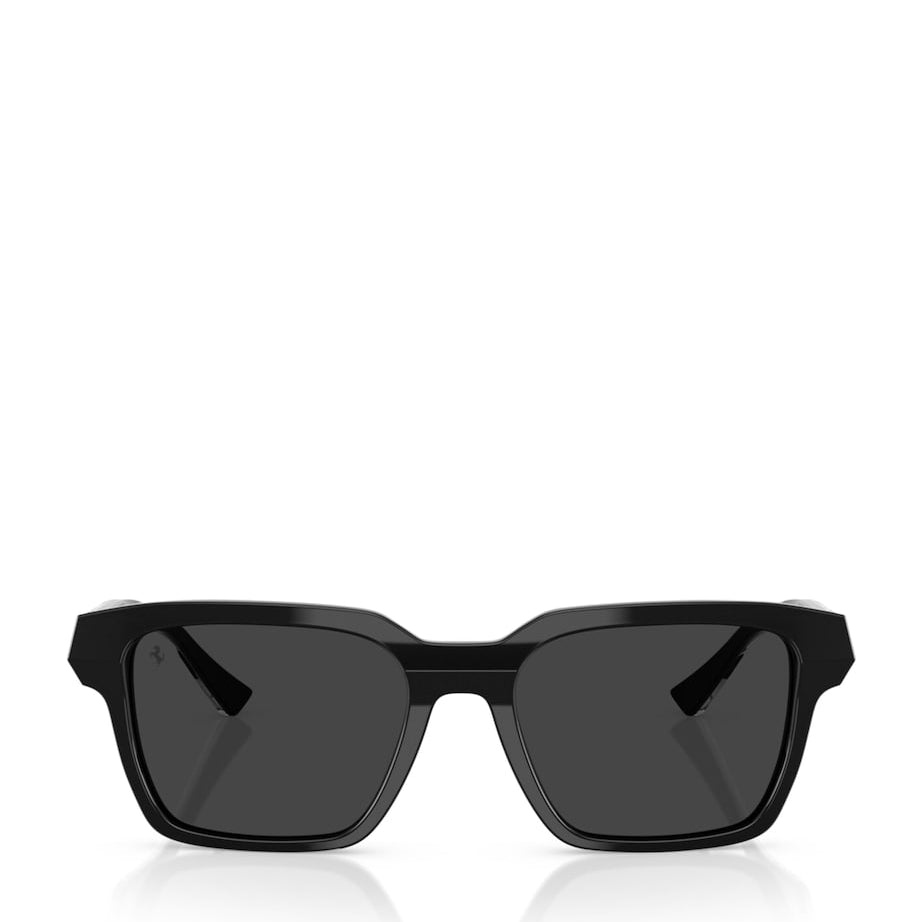 Ferrari Black Acetate Square Polarised Sunglasses