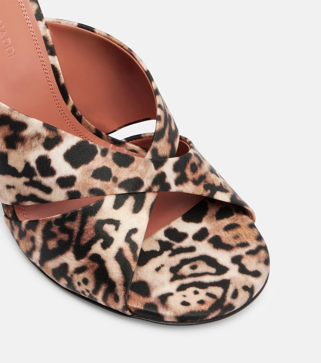 Amina Muaddi - Salma leopard-print satin mules