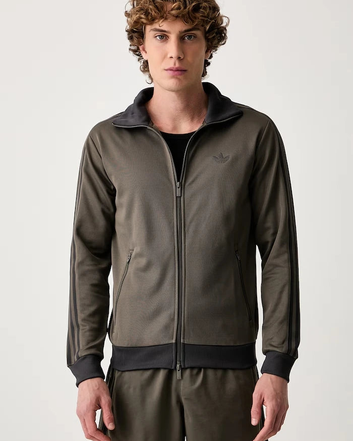 adidas Originals fermuarlı erkek pamuklu sweatshirt Beckenbauer