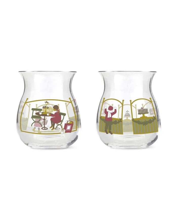 Holmegaard Christmas Tea Light Dekoratif Mumluk (2 adet)