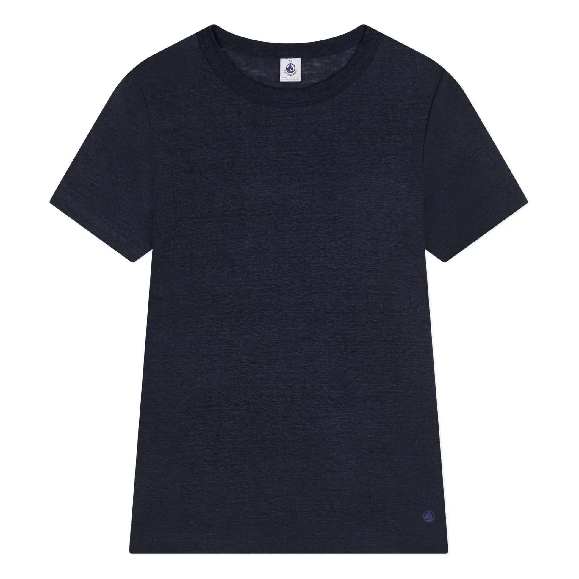 Petit Bateau - Linen Jersey T-Shirt | Navy blue