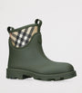 Burberry Green Low Marsh Boots