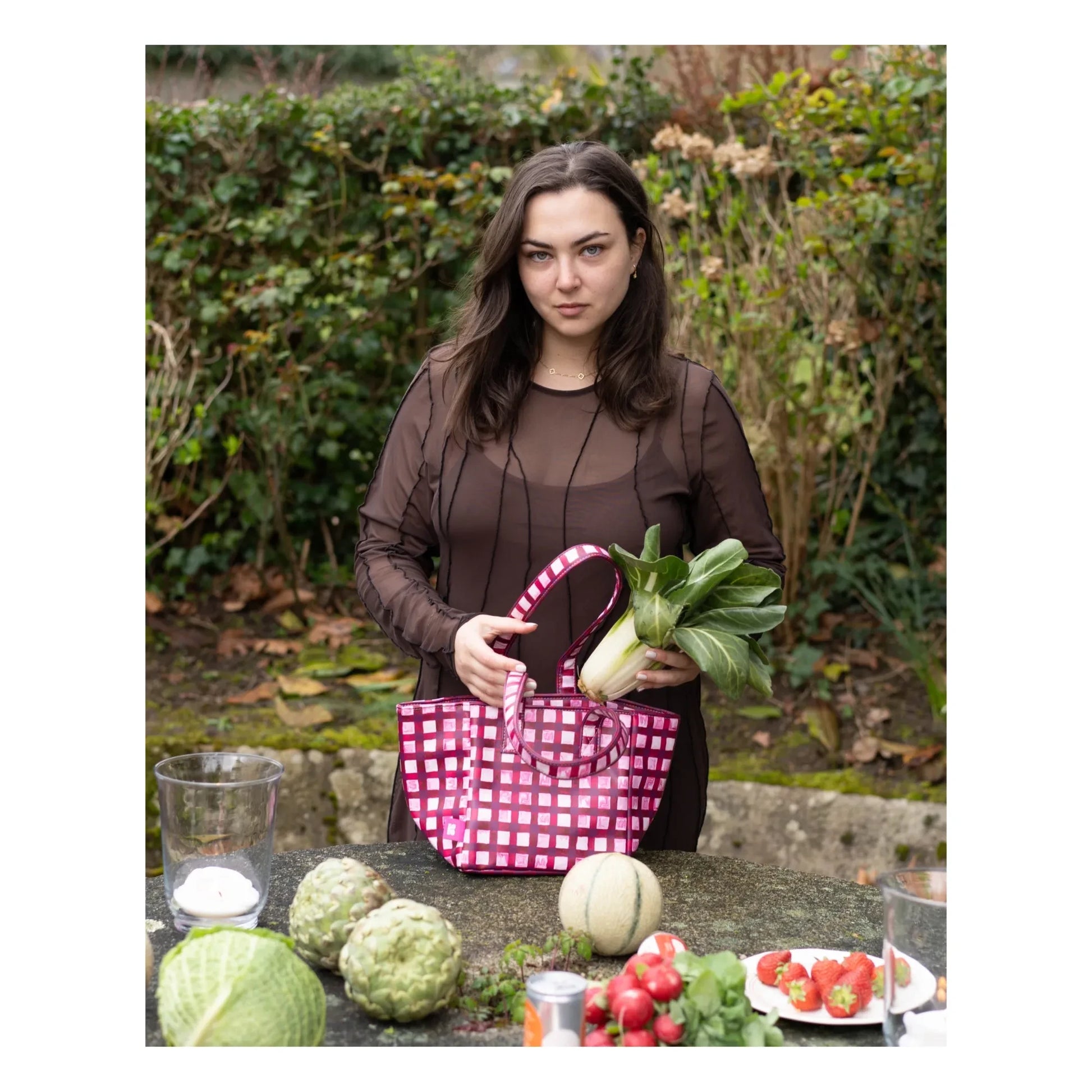Kabas - Lunch bag with insulated lining | Fuchsia