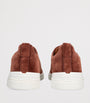 Zegna Suede Triple Stitch Sneakers