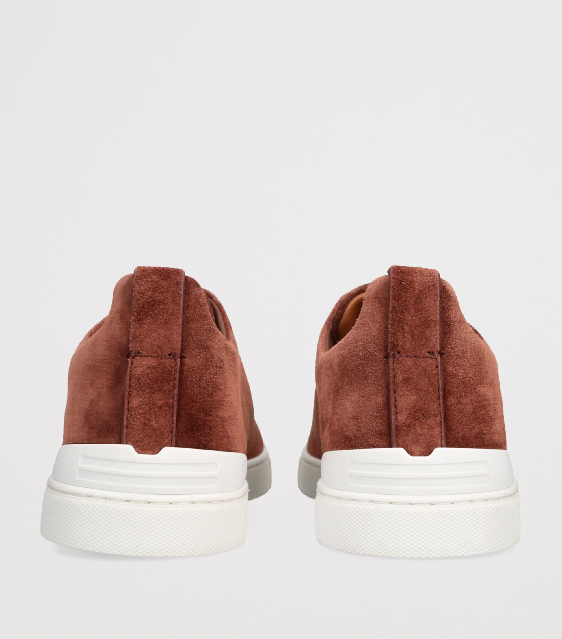 Zegna Suede Triple Stitch Sneakers
