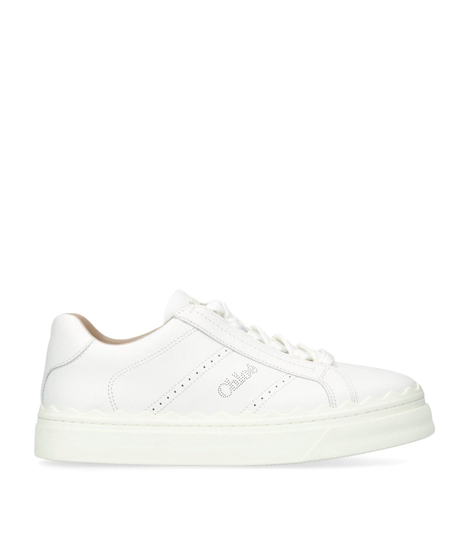 White Leather Lauren Sneakers